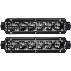 RIGID SR-Series DOT/SAE J583 6 Inch White LED Fog Light, PAIR