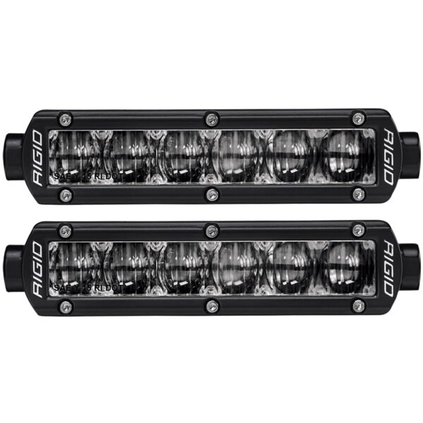 RIGID SR-Series DOT/SAE J583 6 Inch White LED Fog Light, PAIR