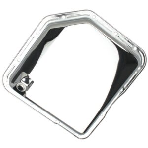 TRANS-DAPT PERFORMANCE PRODUCTS TH350- CHROME TRANSMISSION PAN; STOCK CAPACITY; STOCK DEPTH; PLAIN BOTTOM