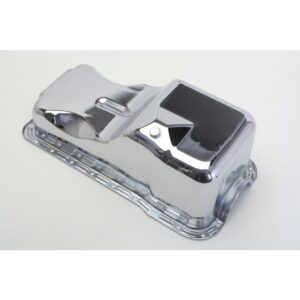 TRANS-DAPT PERFORMANCE PRODUCTS CHROME OEM-STYLE OIL PAN- FORD 260-289-302W; STOCK CAPACITY