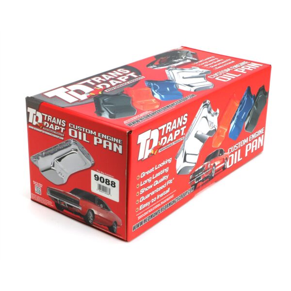 TRANS-DAPT PERFORMANCE PRODUCTS OIL PAN CHRYSLER 360 1971-80 CHROME