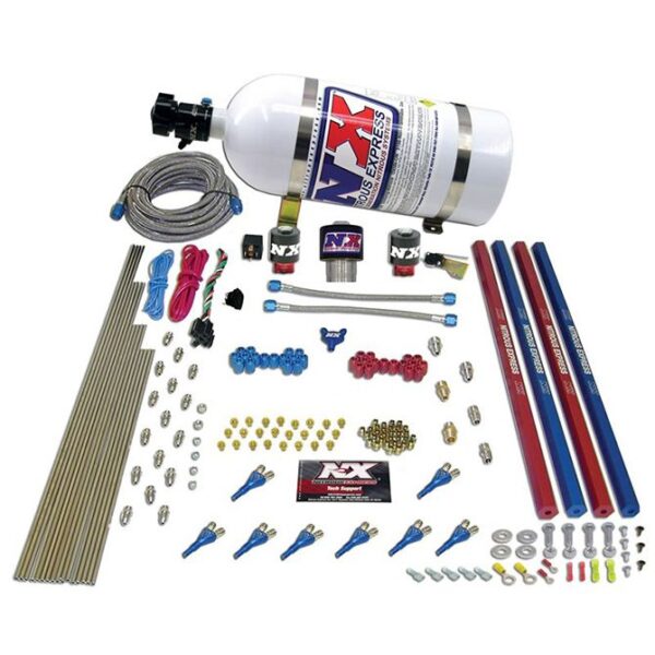 Nitrous Express PRO-SHK/GAS (200,300,400,500,600HP) W/ RAILS AND 10LB BOTTLE