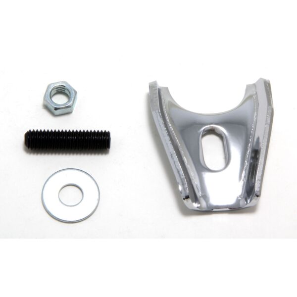 TRANS-DAPT PERFORMANCE PRODUCTS COMPETITION STYLE DISTRIBUTOR CLAMP; 1963-UP CHEVY V8- CHROME