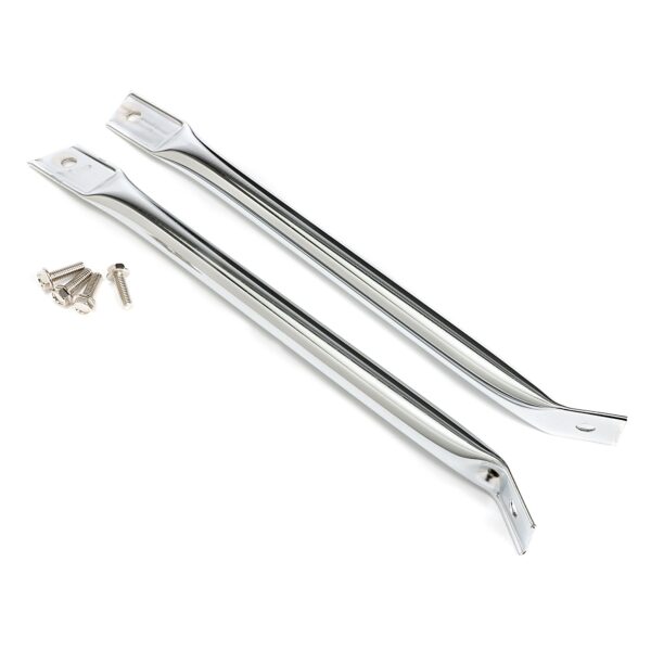 TRANS-DAPT PERFORMANCE PRODUCTS RADIATOR SUPPORT BARS; 1970-81 CAMAROS ONLY (PR.)- CHROME