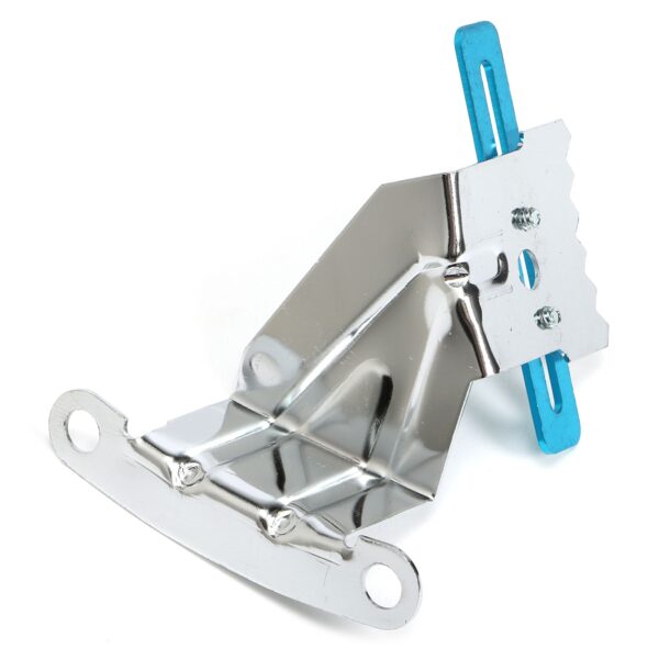 TRANS-DAPT PERFORMANCE PRODUCTS CHROME TIMING TAB WITH POINTER- CHEVY SB 283-400 OR 4.3L V6 (7 IN. BALANCERS)