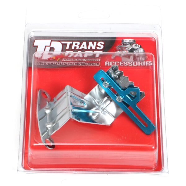 TRANS-DAPT PERFORMANCE PRODUCTS CHROME TIMING TAB WITH POINTER- CHEVY SB 283-400 OR 4.3L V6 (7 IN. BALANCERS)