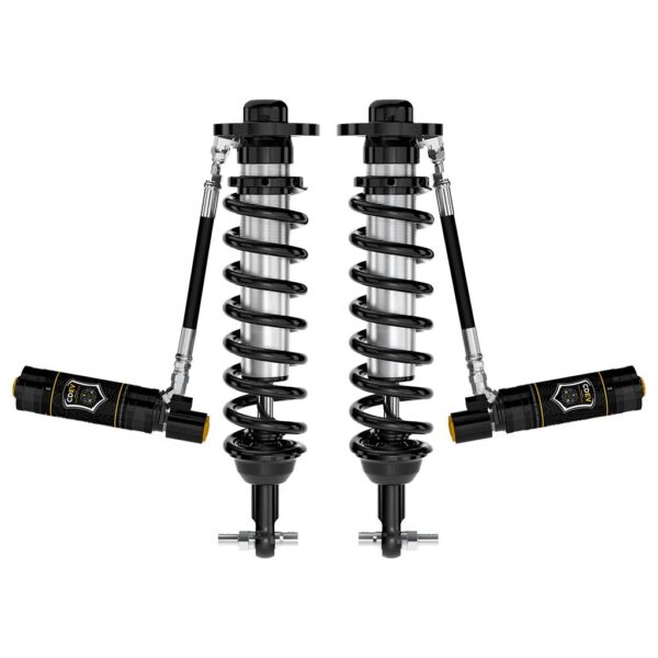 ICON 2021-2023 Ford F-150 2WD, 0-3" Lift, Front, V.S. 2.5 Series Coilovers, Remote Reservoir w/ CDEV, Pair