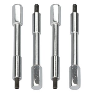 TRANS-DAPT PERFORMANCE PRODUCTS 1/4 IN.-20 X 4-1/4 IN. HEX STUD STYLE VALVE COVER BOLTS- CHROME