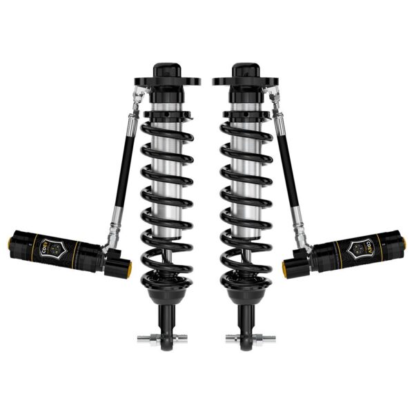 ICON 2021-2024 Ford F-150 4WD, 0-2.75" Lift, Front, V.S. 2.5 Series Coilovers, Remote Reservoir w/ CDEV, Pair