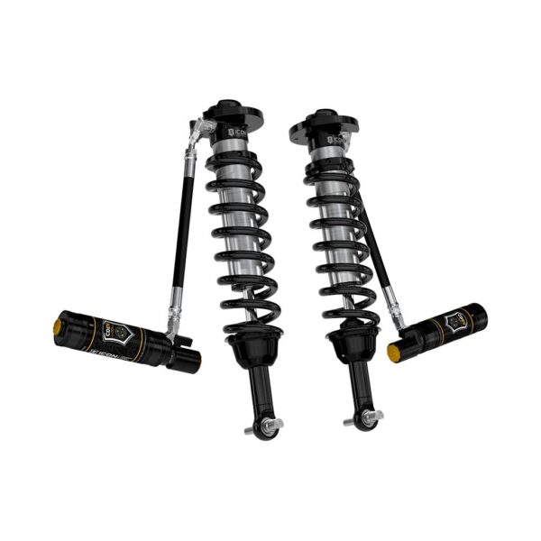 ICON 2021-2024 Ford F-150 4WD, 2.75-3.5" Lift, Front, V.S. 2.5 Series Coilovers, Remote Reservoir w/ CDEV, Pair