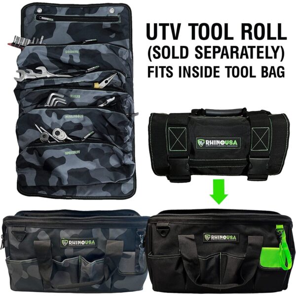 RHINO USA HEAVY DUTY TOOL BAG (BLACK)