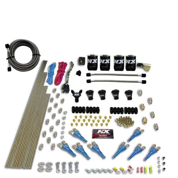 Nitrous Express PRO-SHK/GAS (200,300,400,500,600HP) 4 SOLENOIDS LESS BOTTLE