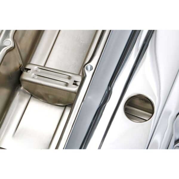 TRANS-DAPT PERFORMANCE PRODUCTS TRADITIONAL DESIGN VALVE COVERS WITH BAFFLES; TALL; 1958-1986 SB CHEVY 283-350- CHROME