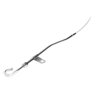 TRANS-DAPT PERFORMANCE PRODUCTS 20 IN. LONG, OEM REPLACEMENT CHROME OIL PAN DIPSTICK; FORD 351 WINDSOR