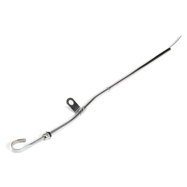 TRANS-DAPT PERFORMANCE PRODUCTS 20-1/2 IN. LONG, OEM REPLACEMENT CHROME OIL PAN DIPSTICK; FORD 351 CLEVELAND