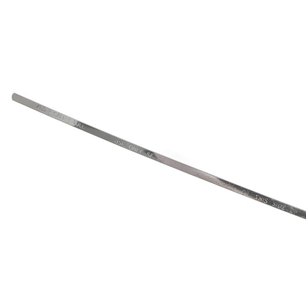 TRANS-DAPT PERFORMANCE PRODUCTS 20-1/2 IN. LONG, OEM REPLACEMENT CHROME OIL PAN DIPSTICK; FORD 351 CLEVELAND