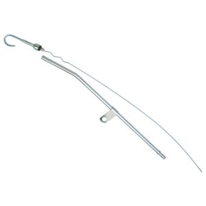 TRANS-DAPT PERFORMANCE PRODUCTS 23 IN. LONG, OEM REPLACEMENT CHROME OIL PAN DIPSTICK; CHRYSLER 383-440
