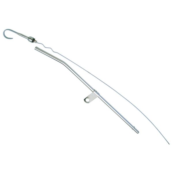 TRANS-DAPT PERFORMANCE PRODUCTS 23 IN. LONG, OEM REPLACEMENT CHROME OIL PAN DIPSTICK; CHRYSLER 383-440