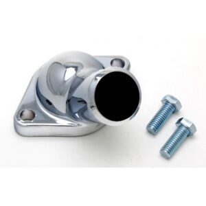 TRANS-DAPT PERFORMANCE PRODUCTS WATER NECK; SB AND BB CHEVY- EARLY MODEL; (O-RING SEAL); - CHROME