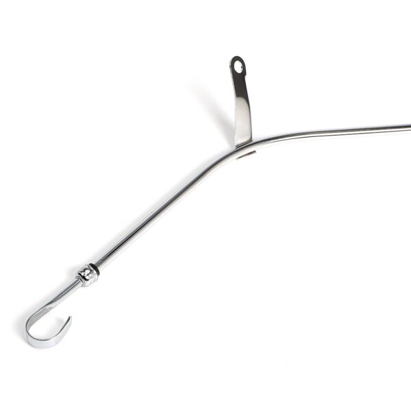 TRANS-DAPT PERFORMANCE PRODUCTS 24-1/2 IN. LONG, OEM REPLACEMENT CHROME OIL PAN DIPSTICK; 1982-85 CAMARO AND FIREBIRD 305-350