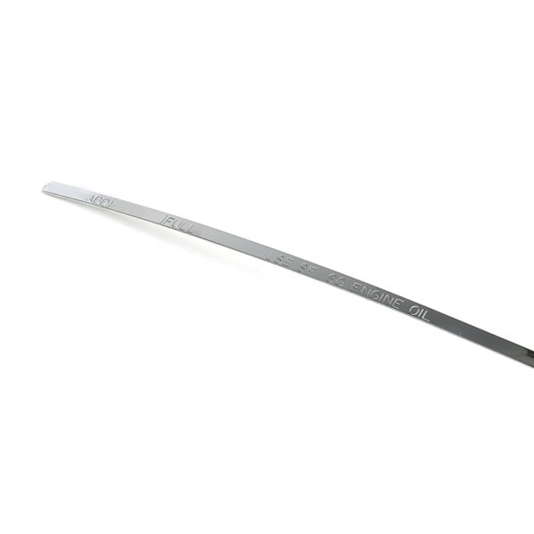 TRANS-DAPT PERFORMANCE PRODUCTS 24-1/2 IN. LONG, OEM REPLACEMENT CHROME OIL PAN DIPSTICK; 1982-85 CAMARO AND FIREBIRD 305-350