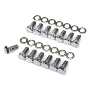 TRANS-DAPT PERFORMANCE PRODUCTS DIFFERENTIAL COVER BOLT SET; CHROME GM 14 BOLT DIFFERENTIAL COVERS
