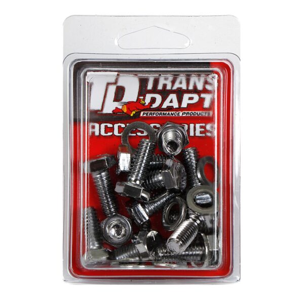 TRANS-DAPT PERFORMANCE PRODUCTS DIFFERENTIAL COVER BOLT SET; CHROME GM 14 BOLT DIFFERENTIAL COVERS