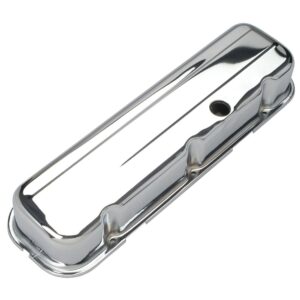 TRANS-DAPT PERFORMANCE PRODUCTS TRADITIONAL DESIGN VALVE COVERS; TALL; 1965-2000 BB CHEVY 396-502- CHROME