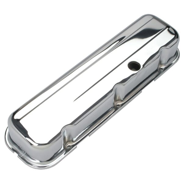 TRANS-DAPT PERFORMANCE PRODUCTS TRADITIONAL DESIGN VALVE COVERS; TALL; 1965-2000 BB CHEVY 396-502- CHROME