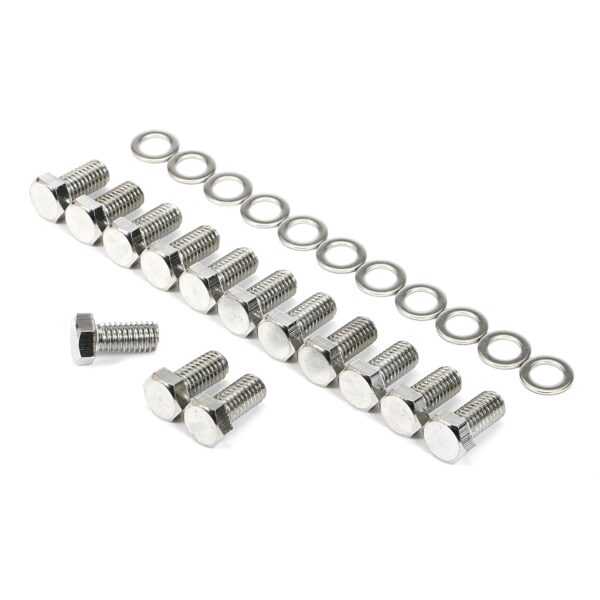 TRANS-DAPT PERFORMANCE PRODUCTS DIFFERENTIAL COVER BOLT SET; CHROME DANA 60 DIFFERENTIAL COVERS