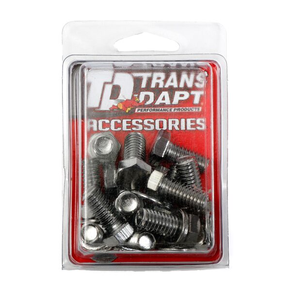 TRANS-DAPT PERFORMANCE PRODUCTS DIFFERENTIAL COVER BOLT SET; CHROME DANA 60 DIFFERENTIAL COVERS