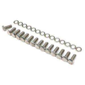 TRANS-DAPT PERFORMANCE PRODUCTS DIFFERENTIAL COVER BOLT SET; CHROME GM 14 BOLT (METRIC) DIFFERENTIAL COVERS