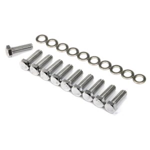 TRANS-DAPT PERFORMANCE PRODUCTS DIFFERENTIAL COVER BOLT SET; ALUMINUM GM 10 BOLT & DANA 44 DIFFERENTIAL COVERS