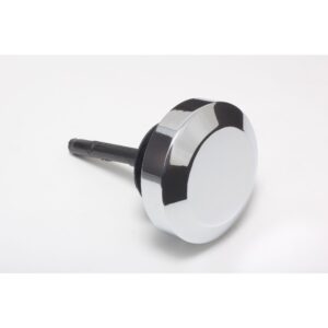 TRANS-DAPT PERFORMANCE PRODUCTS POWER STEERING PUMP CAP WITH DIPSTICK GM A-CAN TYPE SAGINAW- CHROME
