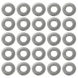TRANS-DAPT PERFORMANCE PRODUCTS 1/4 IN. VALVE COVER FLAT WASHERS (25 PER PKG.)- STAINLESS STEEL