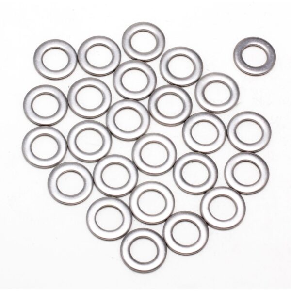 TRANS-DAPT PERFORMANCE PRODUCTS 5/16 IN. VALVE COVER FLAT WASHERS (25 PER PKG.)- STAINLESS STEEL
