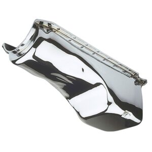 TRANS-DAPT PERFORMANCE PRODUCTS CHROME OEM-STYLE OIL PAN- 1960-90 CHEVY 396-454; 4 QT. CAPACITY