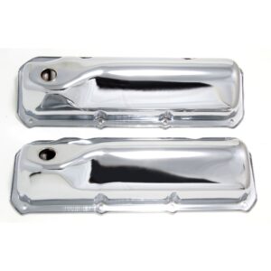 TRANS-DAPT PERFORMANCE PRODUCTS TRADITIONAL DESIGN VALVE COVERS; STOCK; FORD 351C, 351M, 400M, BOSS 302- CHROME