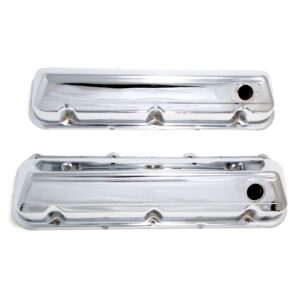 TRANS-DAPT PERFORMANCE PRODUCTS TRADITIONAL DESIGN VALVE COVERS; STOCK; FORD 429-460- CHROME
