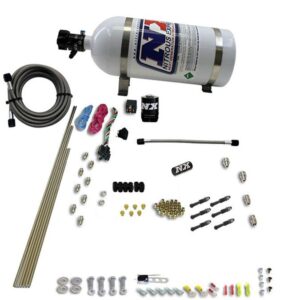 Nitrous Express 6-Cyl Dry Direct Port Nitrous System, 15lb Bottle