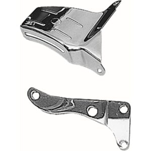 TRANS-DAPT PERFORMANCE PRODUCTS O.E.M. STYLE ALTERNATOR BRACKET (TOP); 1969-1975 CHEVROLET 305-350; LONG WATER PUMP- CHROME