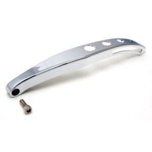 TRANS-DAPT PERFORMANCE PRODUCTS ALTERNATOR BRACKET (TOP); 1955-1968 CHEVROLET 283-350; SHORT WATER PUMP- CHROME