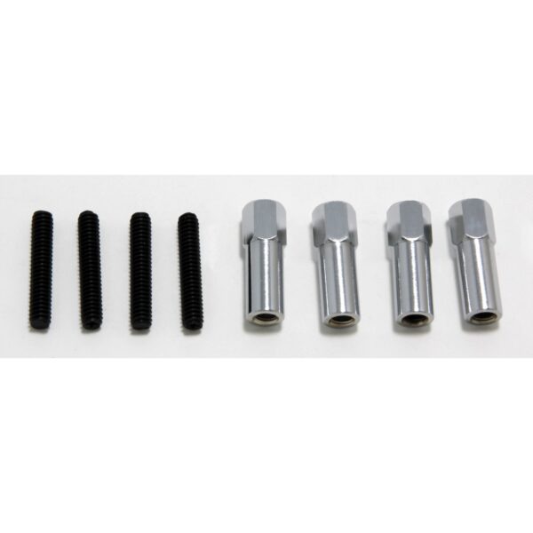TRANS-DAPT PERFORMANCE PRODUCTS 1/4 IN.-20 X 1-3/8 IN. HEX STUD STYLE VALVE COVER BOLTS- CHROME