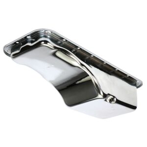 TRANS-DAPT PERFORMANCE PRODUCTS 1958-76 FORD 352, 360, 390, 406, 427, 428 (NOT COBRAJET 428); FRONT SUMP, OEM STYLE OIL PAN- CHROME (STOCK CAPACITY)