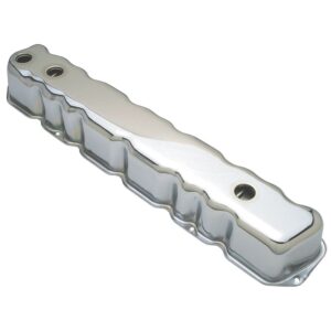 TRANS-DAPT PERFORMANCE PRODUCTS TRADITIONAL DESIGN VALVE COVERS; SHORT; AMC 199, 232, 258 L6- CHROME