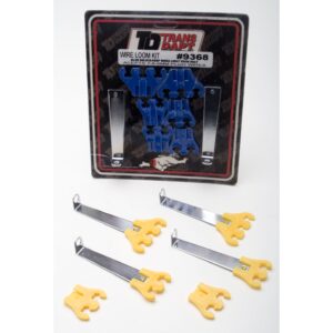 TRANS-DAPT PERFORMANCE PRODUCTS BLUE DELUXE STYLE WIRE LOOMS. FITS 7 TO 9MM WIRES
