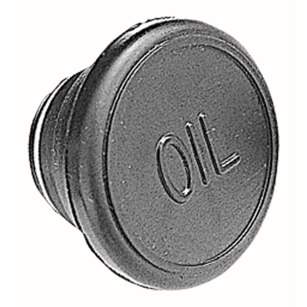 TRANS-DAPT PERFORMANCE PRODUCTS VALVE COVER OIL PLUG; 1-1/4 IN. HOLE; CHEVY/GM VEHICLES- RUBBER