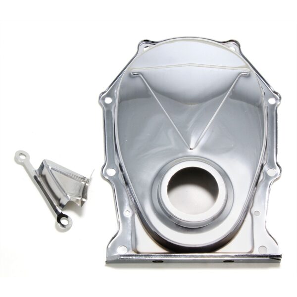 TRANS-DAPT PERFORMANCE PRODUCTS CHROME TIMING CHAIN COVER AND TIMING TAB- MOPAR 383-440
