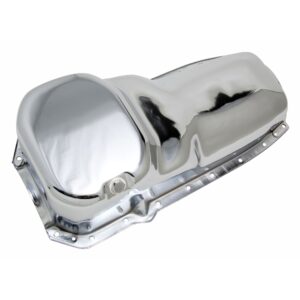 TRANS-DAPT PERFORMANCE PRODUCTS CHROME OEM-STYLE OIL PAN- OLDSMOBILE 330-455; STOCK CAPACITY