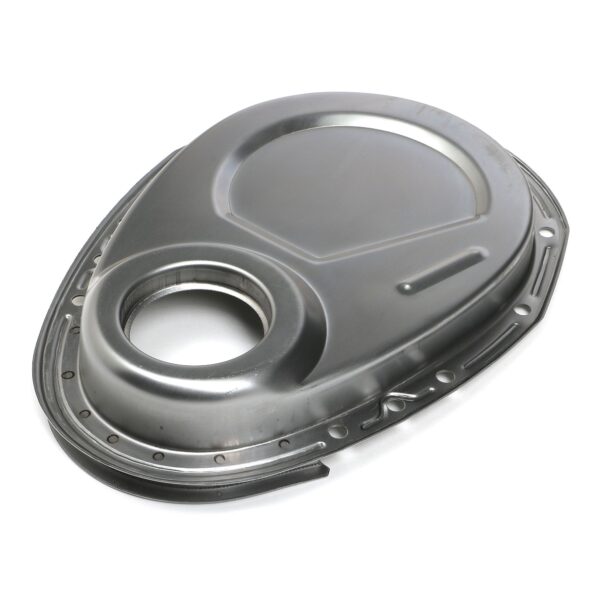 TRANS-DAPT PERFORMANCE PRODUCTS RAW STEEL TIMING CHAIN COVER (ONLY)- CHEVY 4.3L V6 OR SB V8 (NOT FOR LT1)